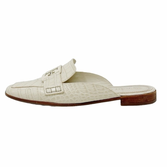 Tory Burch Georgia Loafer Mule Soft Croc Emboss - Picture 4 of 14